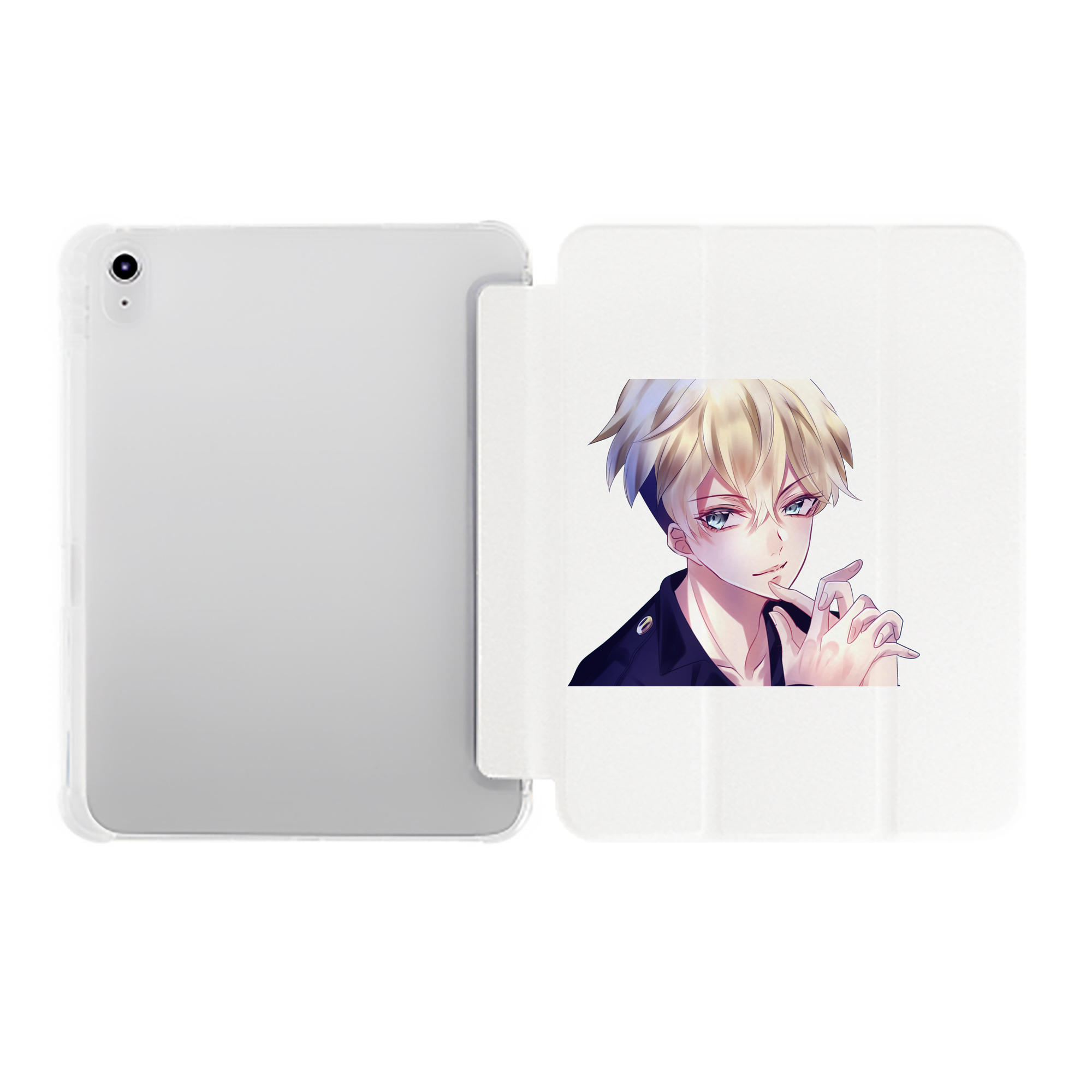 （画像用） 東京リベンジャーズ Tokyo Revengers IPad ケース ペン収納付き 三つ折りスタンド PUレザー×シリコン 対応機種9.5/10.5/10.9インチ